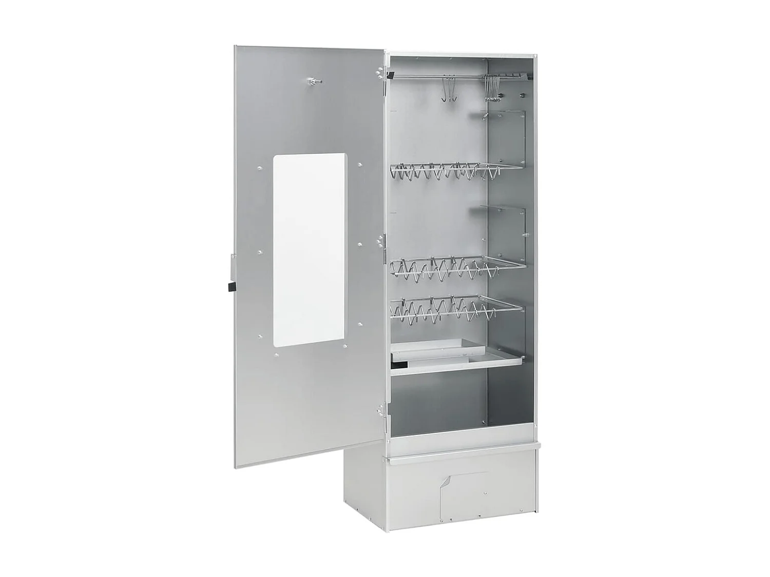 Defumador p/ churrasqueira c/ gerador fumo frio aço galvanizado