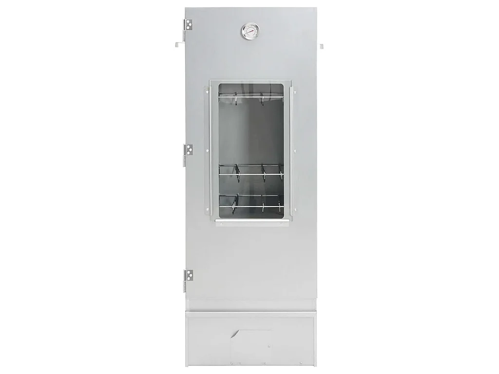 Defumador p/ churrasqueira c/ gerador fumo frio aço galvanizado