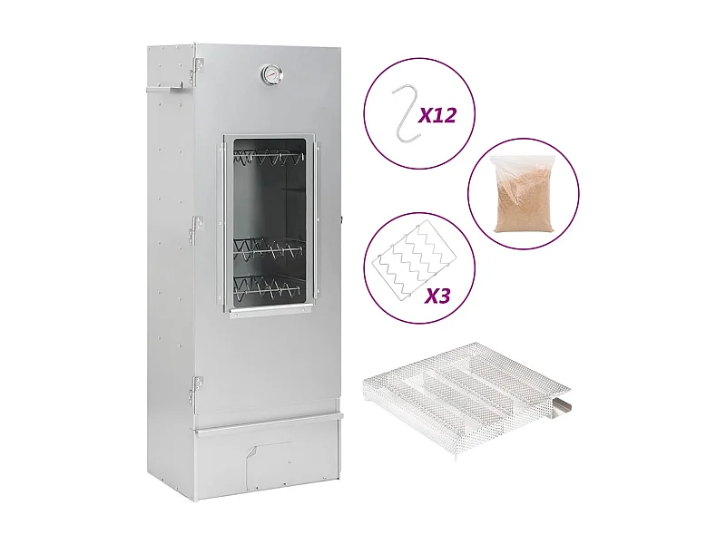 Fumoir à four à BBQ générateur de fumée froide acier galvanisé