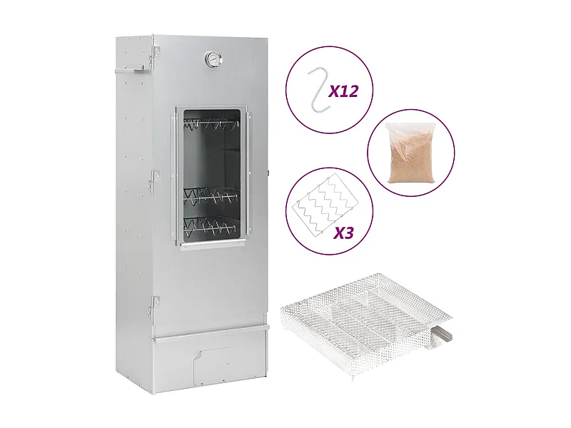 Fumoir à four à BBQ générateur de fumée froide acier galvanisé