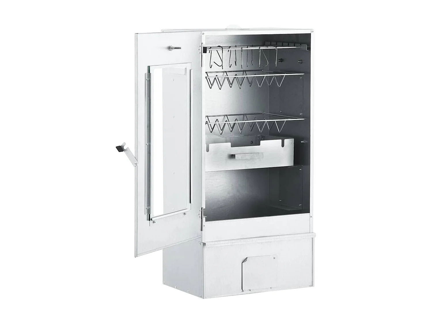 Horno ahumador de BBQ con generador humo frío acero galvanizado