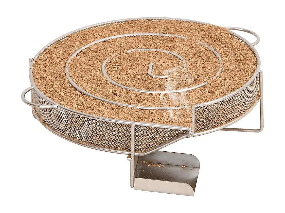 Horno ahumador de BBQ con generador humo frío acero galvanizado