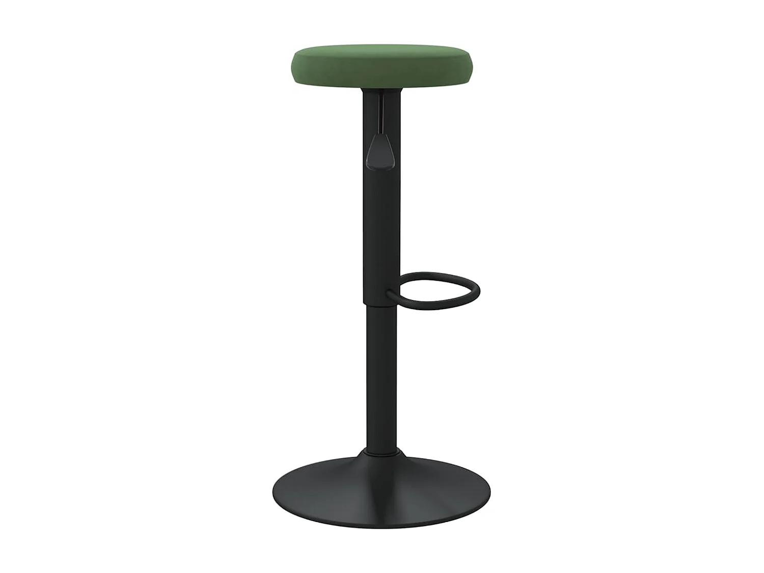 Barhocker 2 Stk. Dunkelgrün Samt