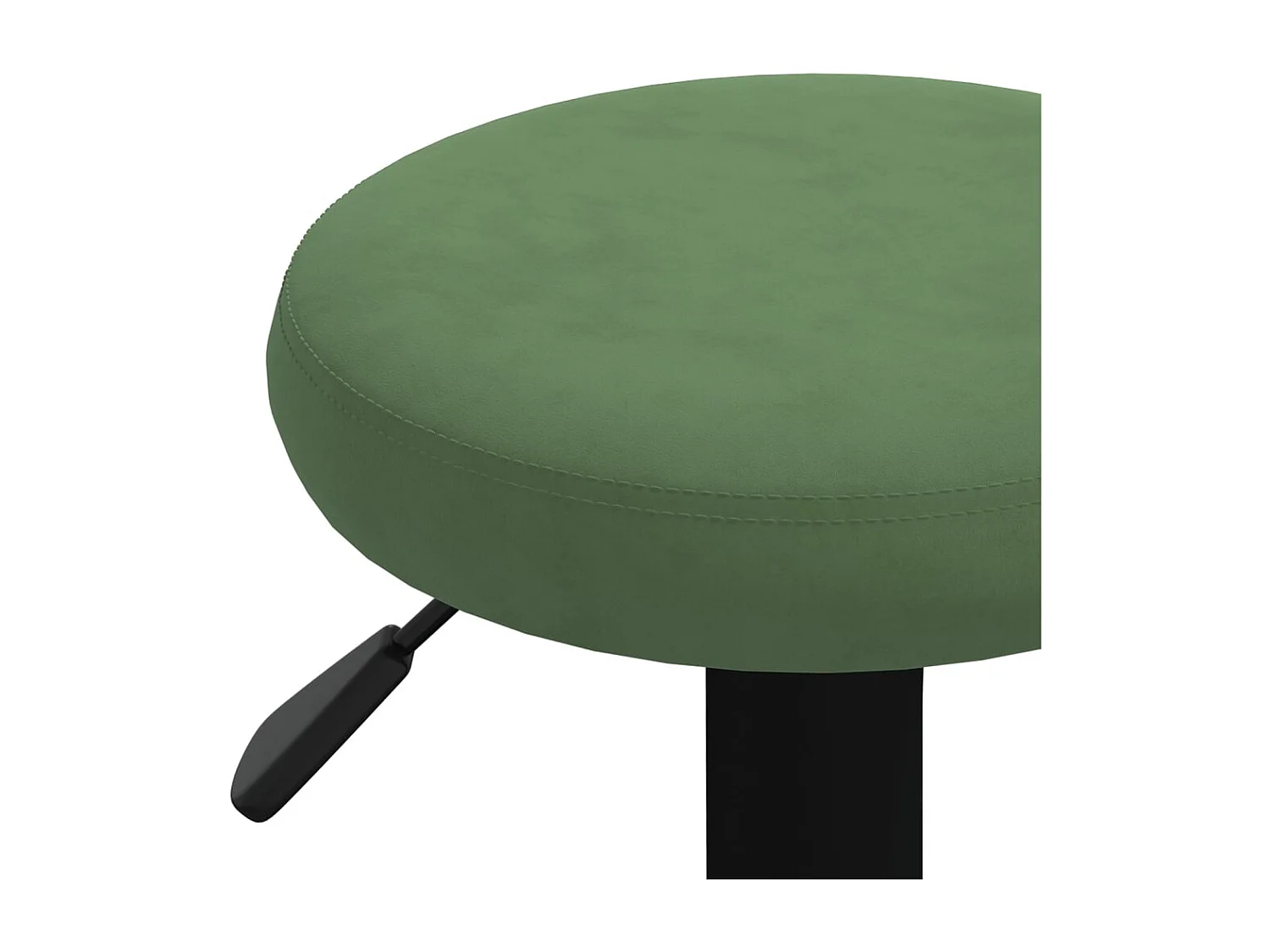 Barhocker 2 Stk. Dunkelgrün Samt