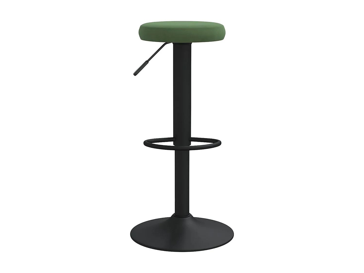 Barkrukken 2 st fluweel donkergroen