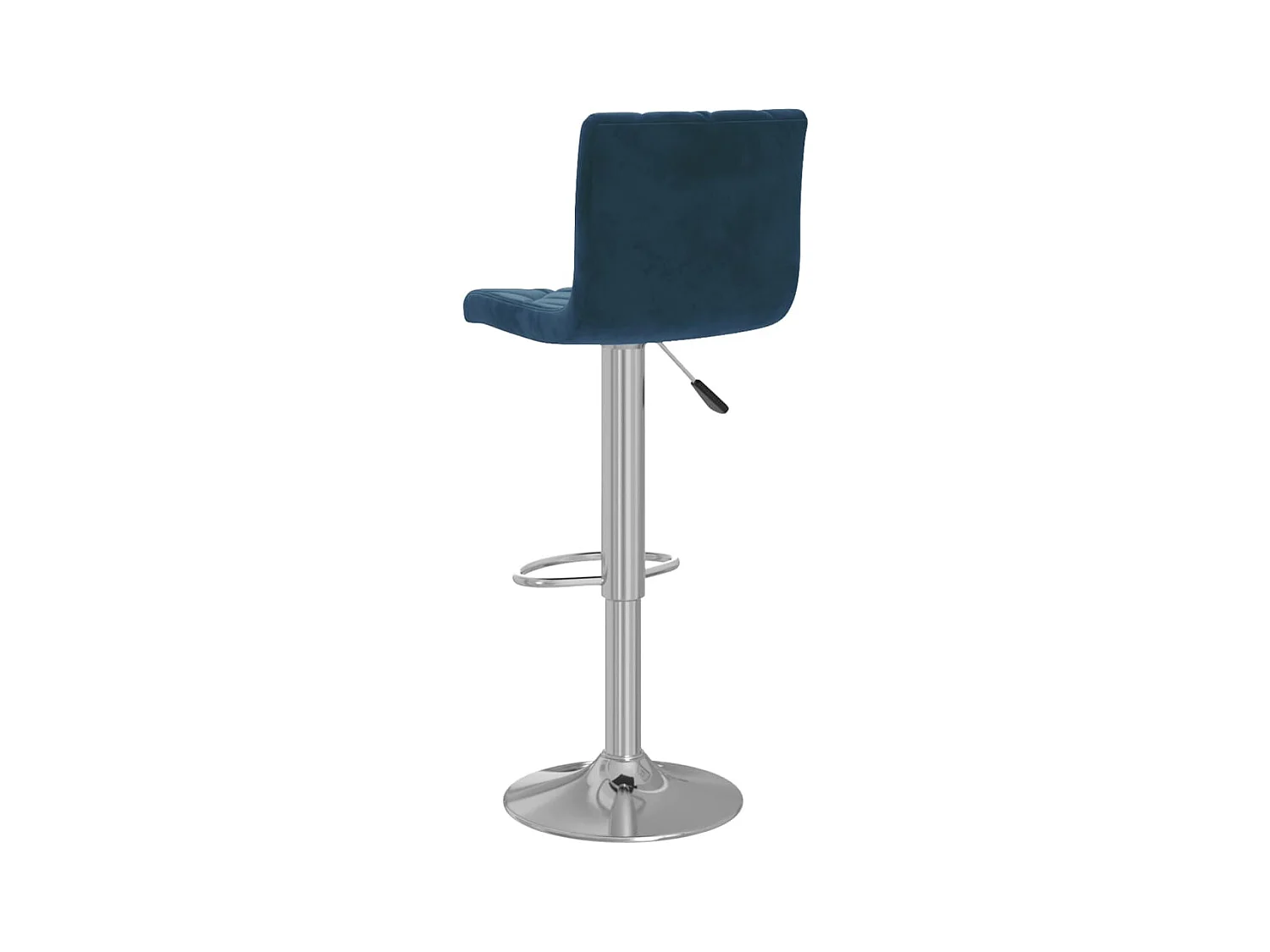 Barhocker 2 Stk. Blau Samt