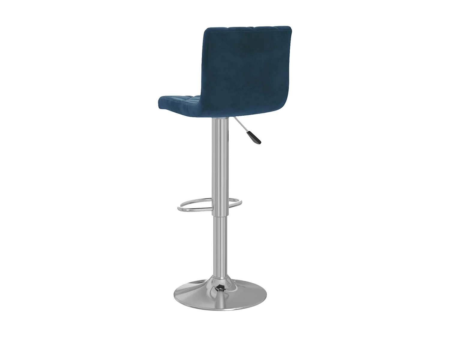 Tabourets de bar lot de 2 bleu velours