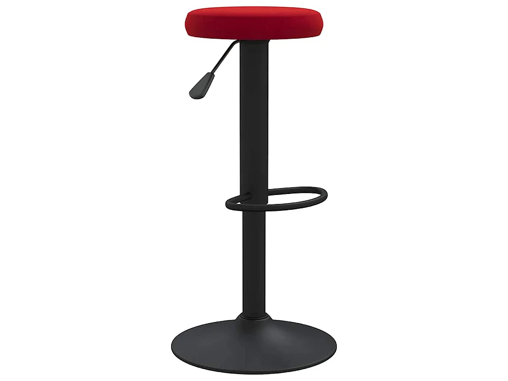 Bancos de bar 2 pcs veludo vermelho tinto