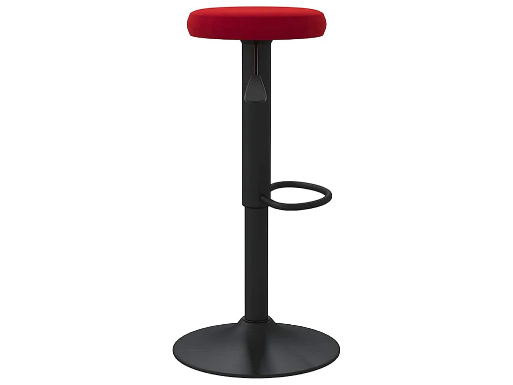 Bancos de bar 2 pcs veludo vermelho tinto