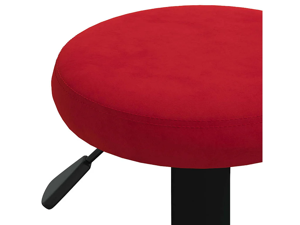 Bancos de bar 2 pcs veludo vermelho tinto