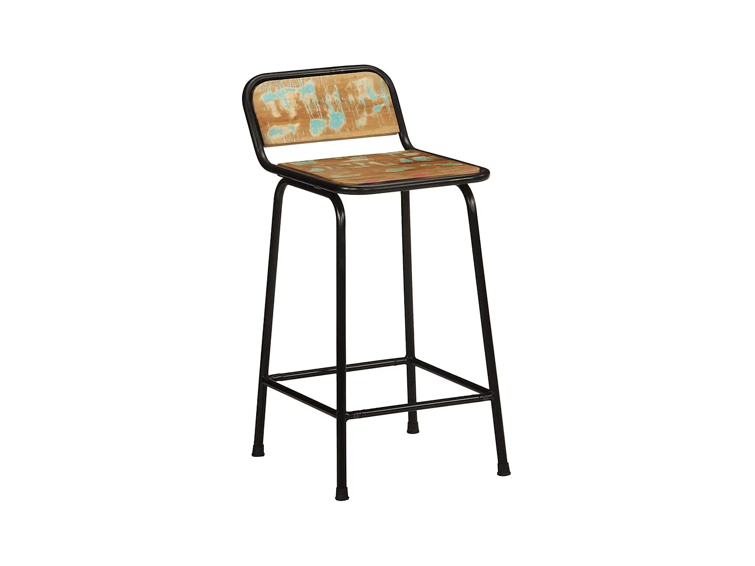 Barhocker 4 Stk. 46x35,5x80 cm Altholz Massivholz