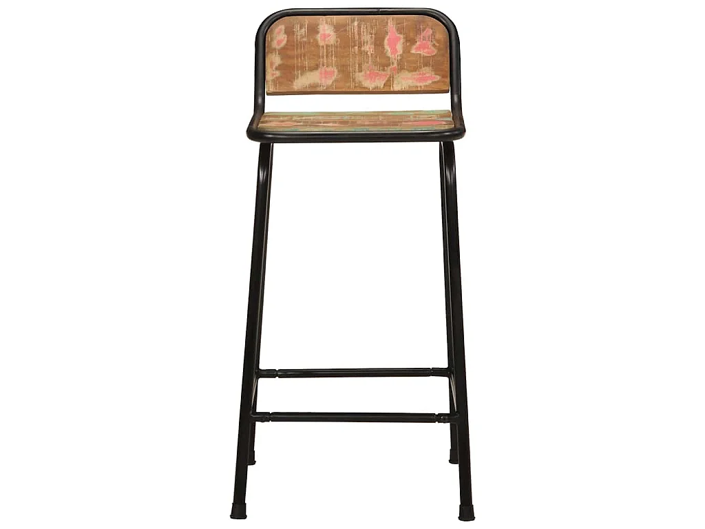 Barhocker 4 Stk. 46x35,5x80 cm Altholz Massivholz