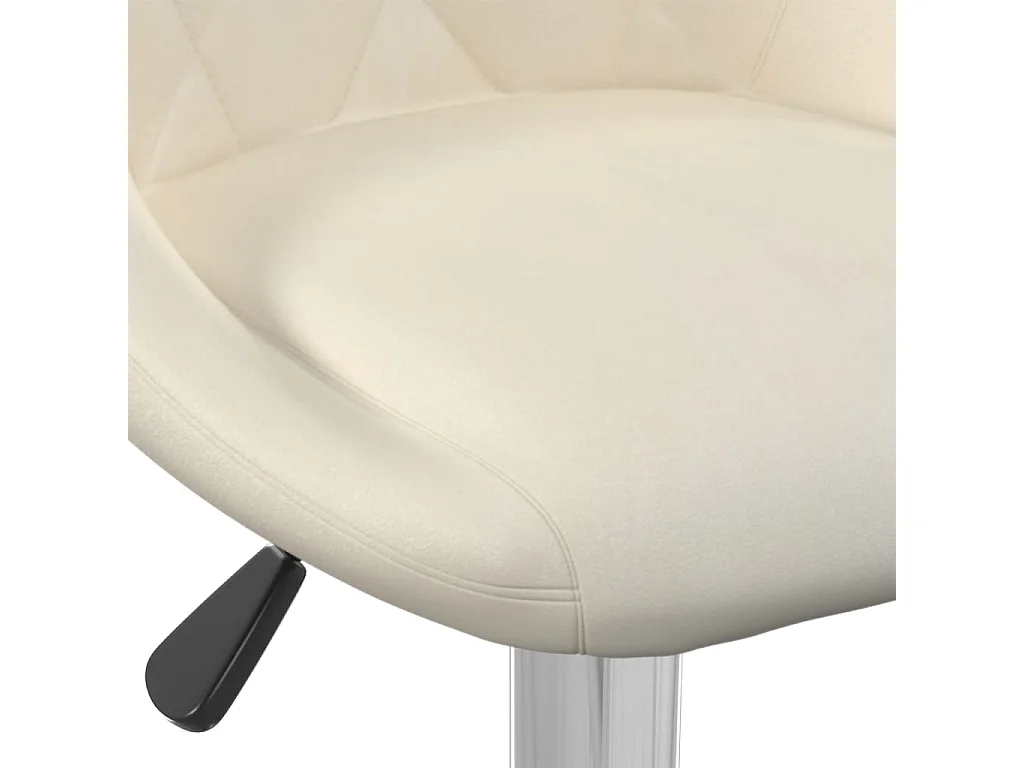 Tabouret de bar Crème Velours