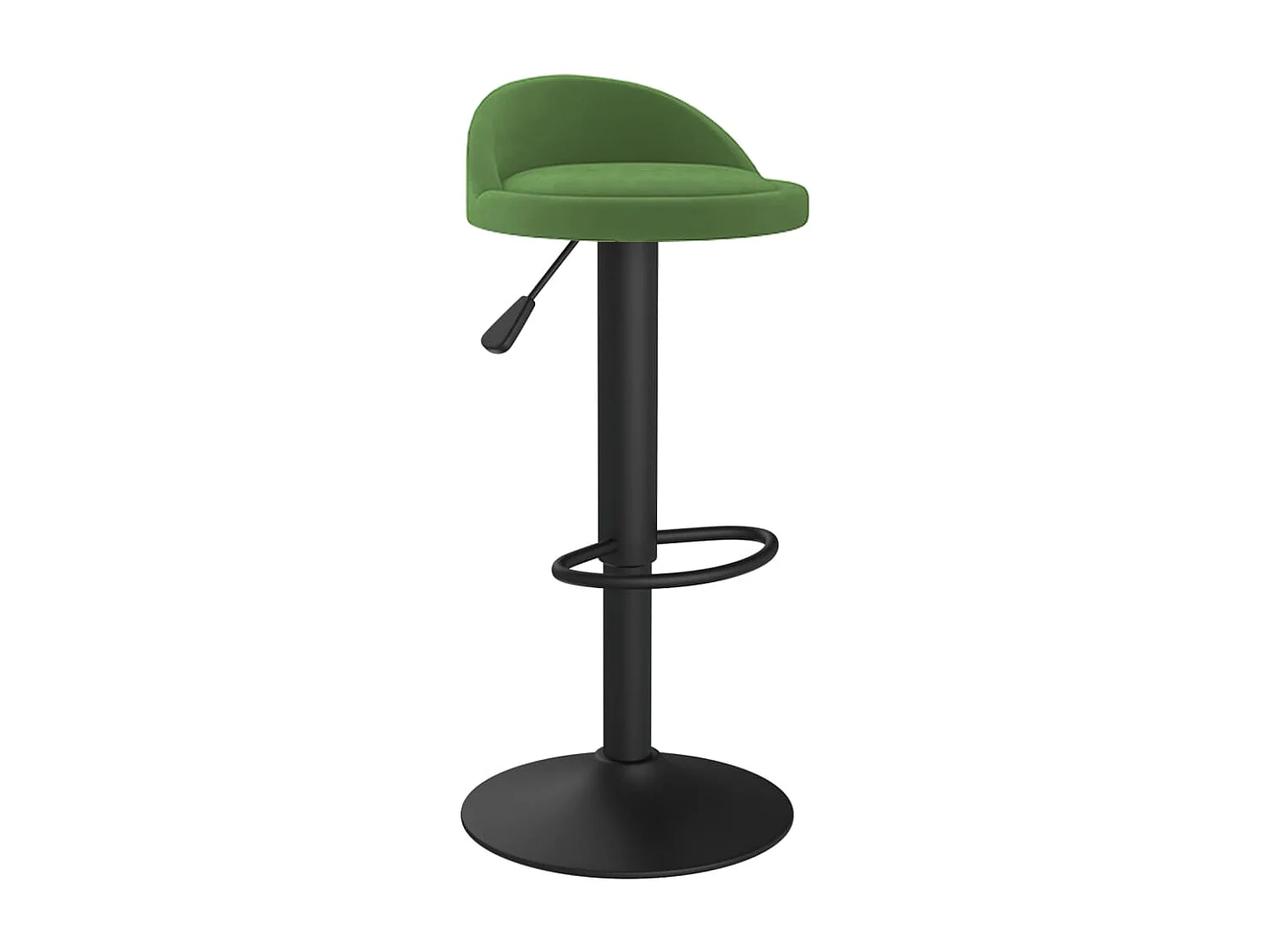 Tabouret de bar Vert foncé Velours