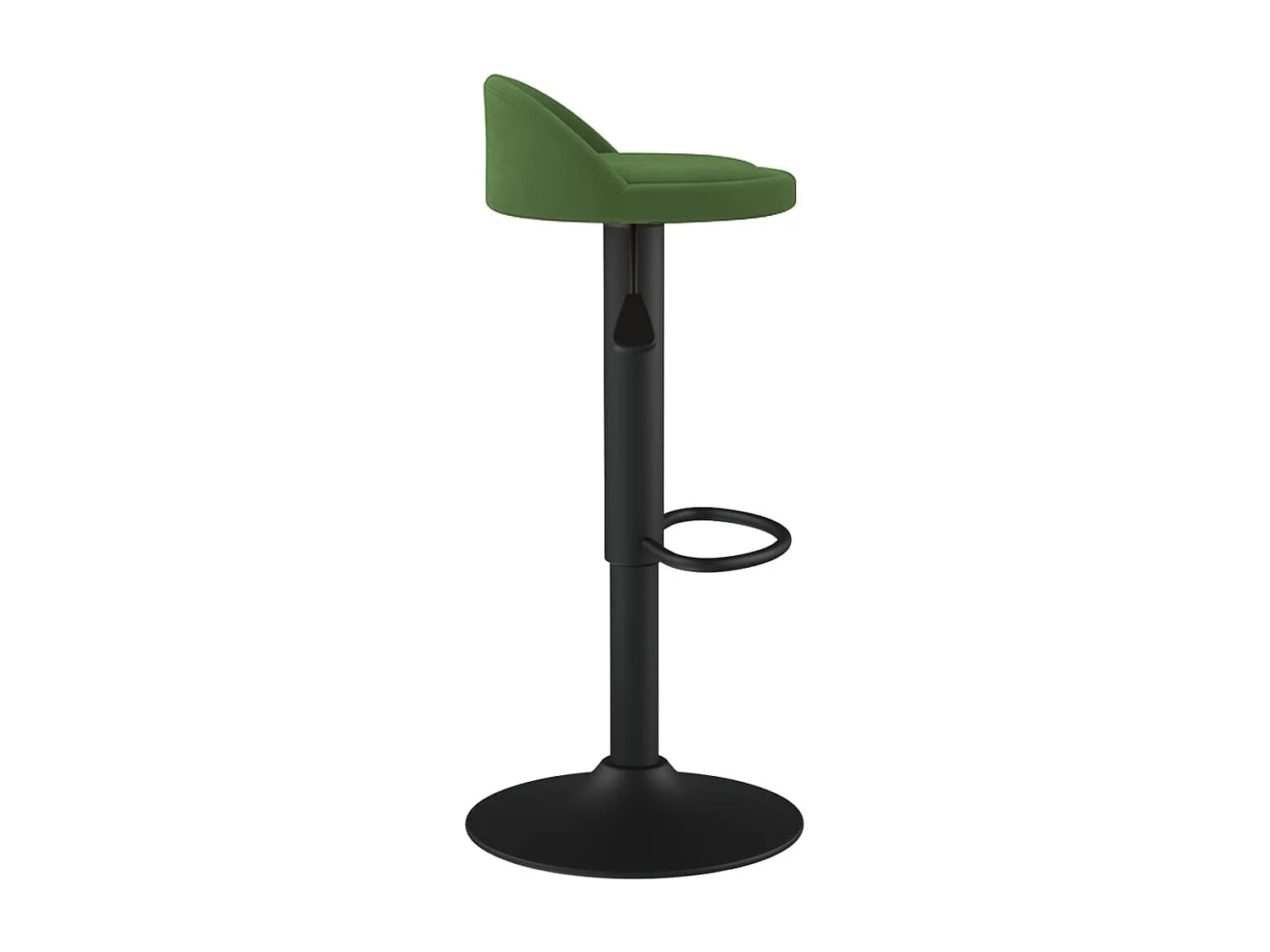 Tabouret de bar Vert foncé Velours