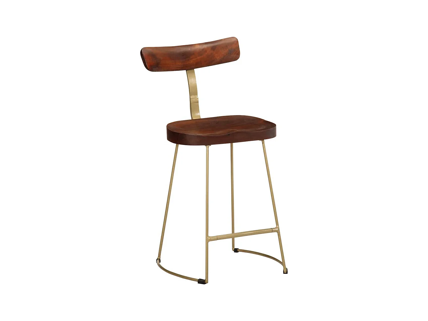 Barhocker 2 Stk. 49x43x79 cm Mango Massivholz