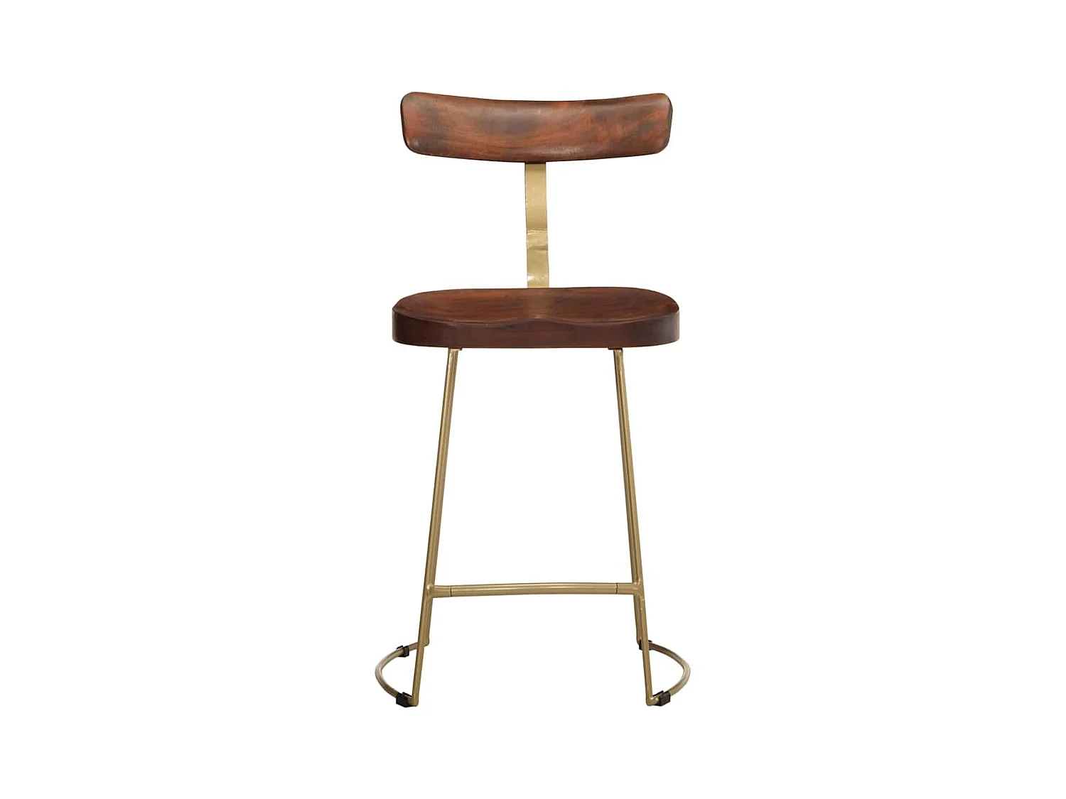 Barhocker 2 Stk. 49x43x79 cm Mango Massivholz