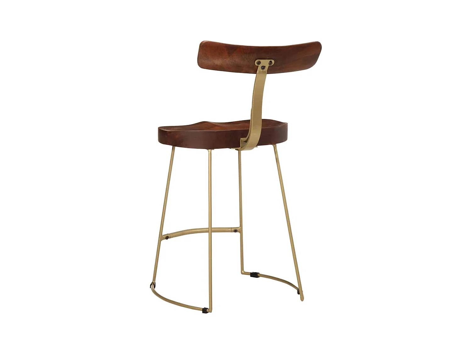 Barhocker 2 Stk. 49x43x79 cm Mango Massivholz