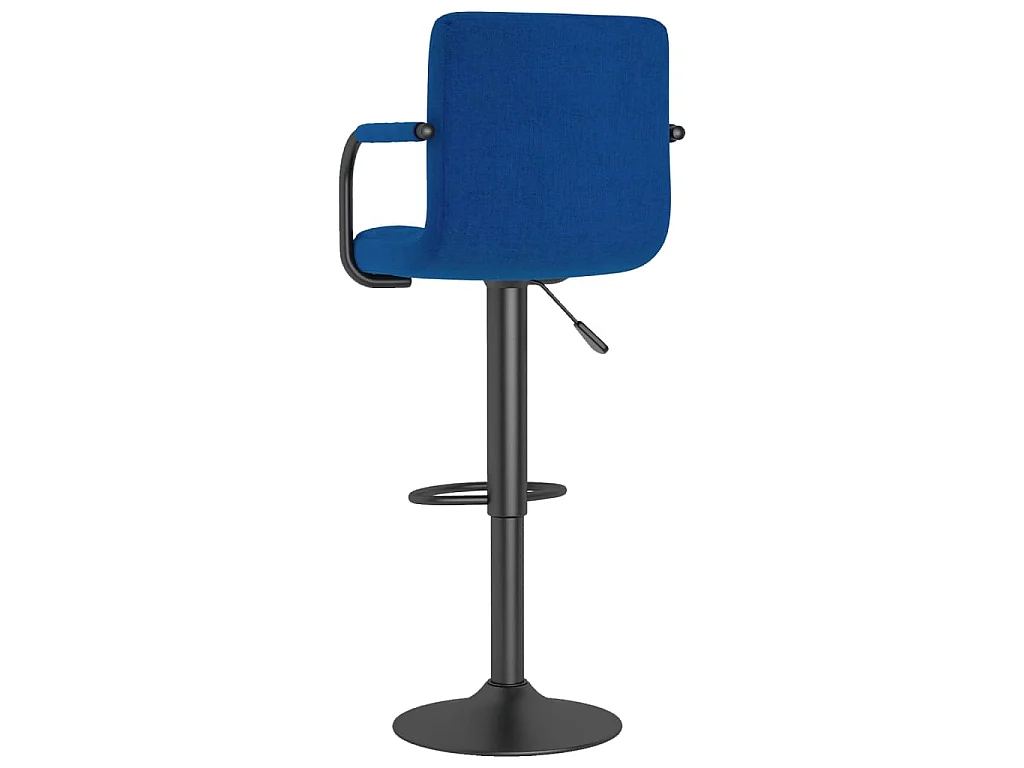 Banco de bar tecido azul