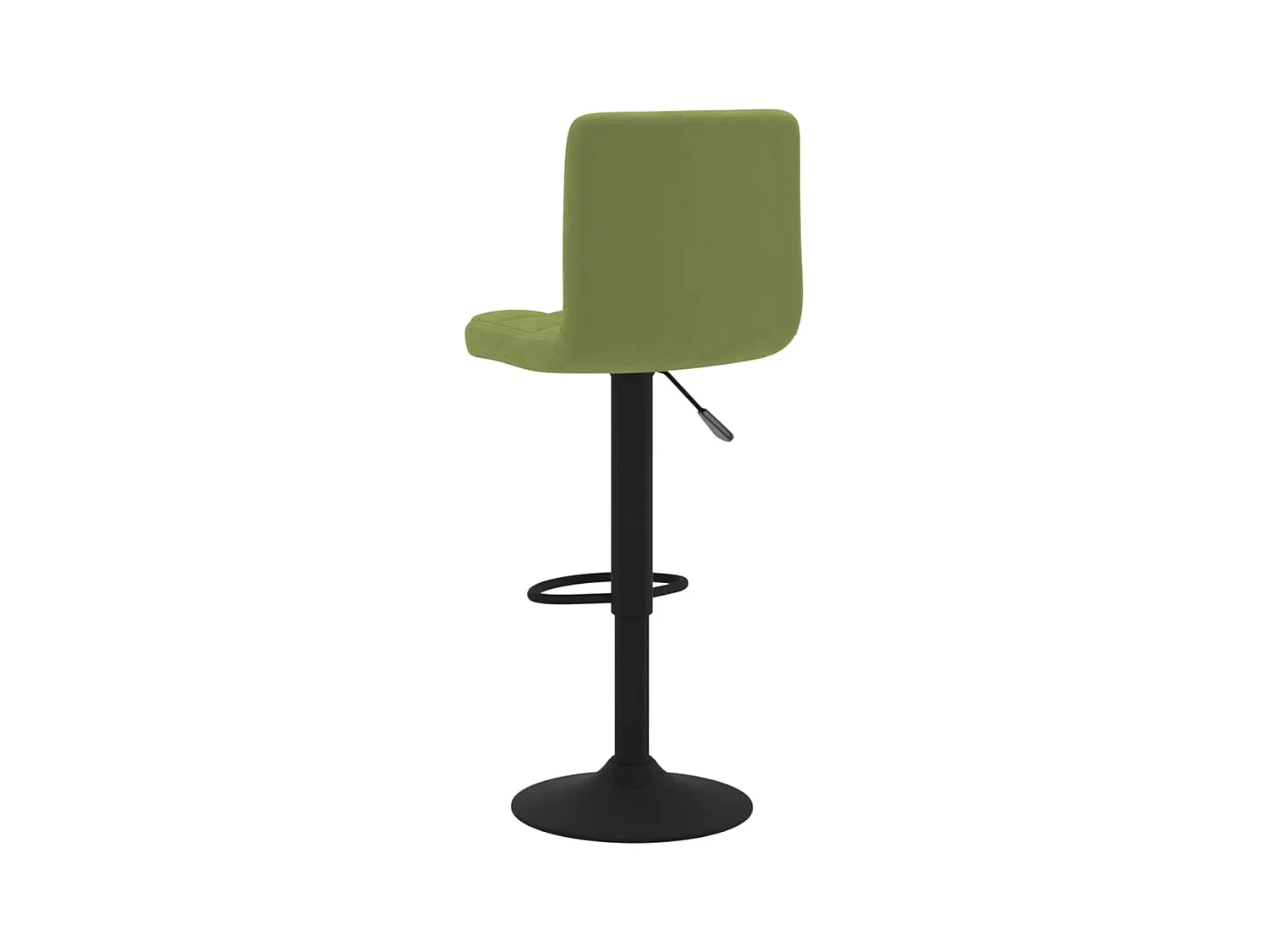 Tabourets de bar lot de 2 vert clair velours