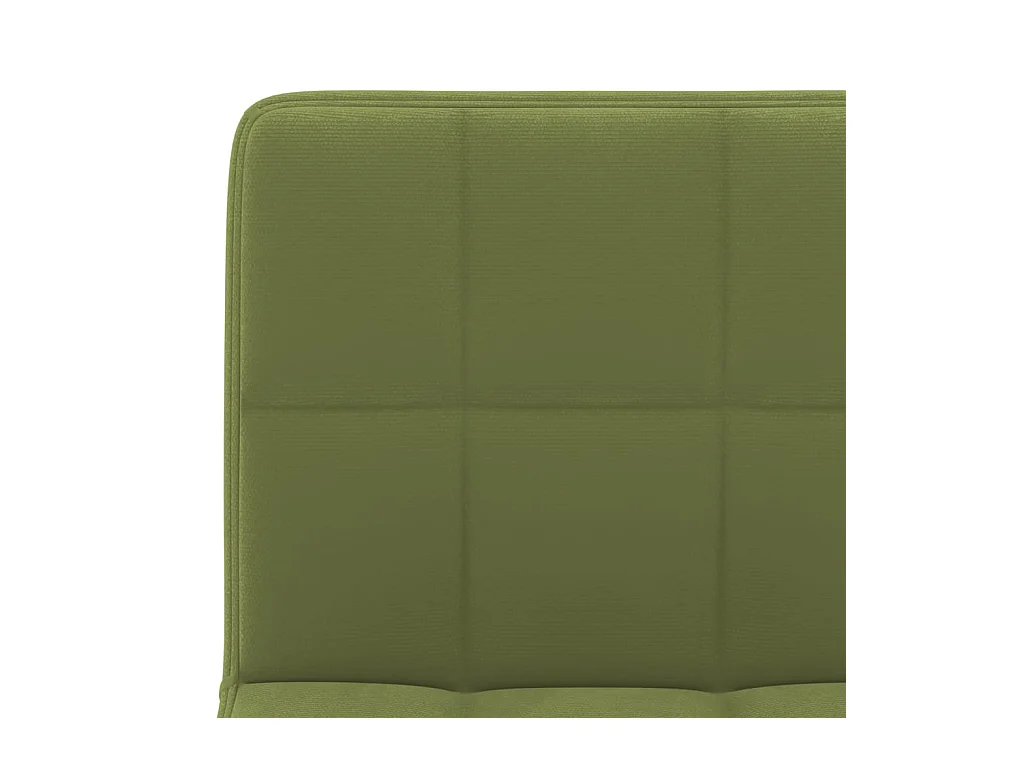 Tabourets de bar lot de 2 vert clair velours