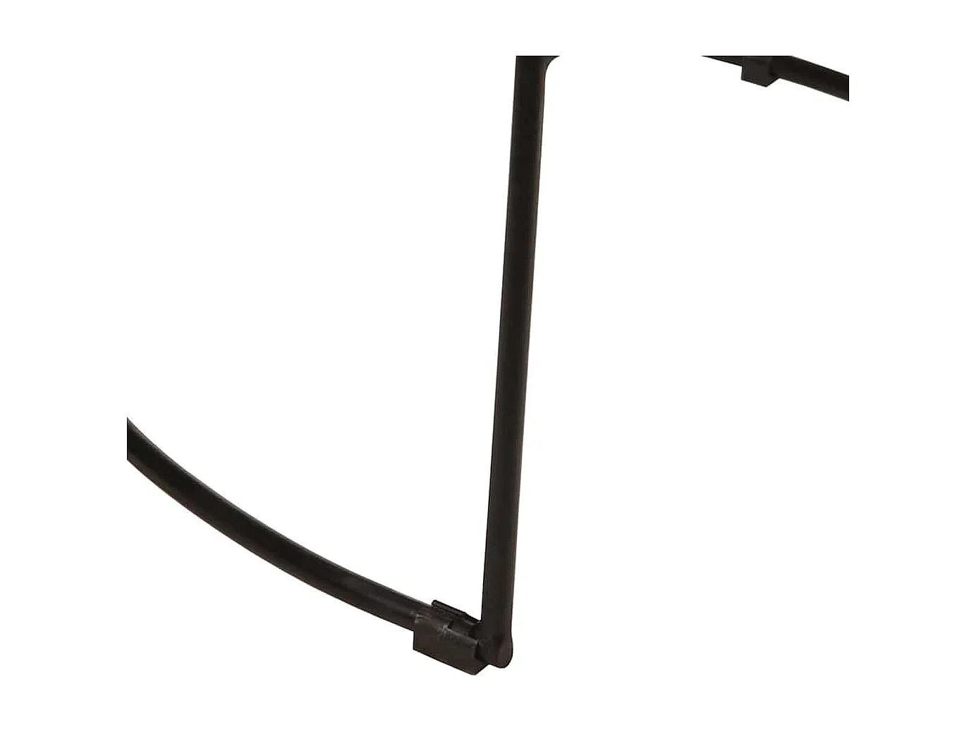 Barhocker 2 Stk. Schwarz 49x43x79 cm Mango Massivholz