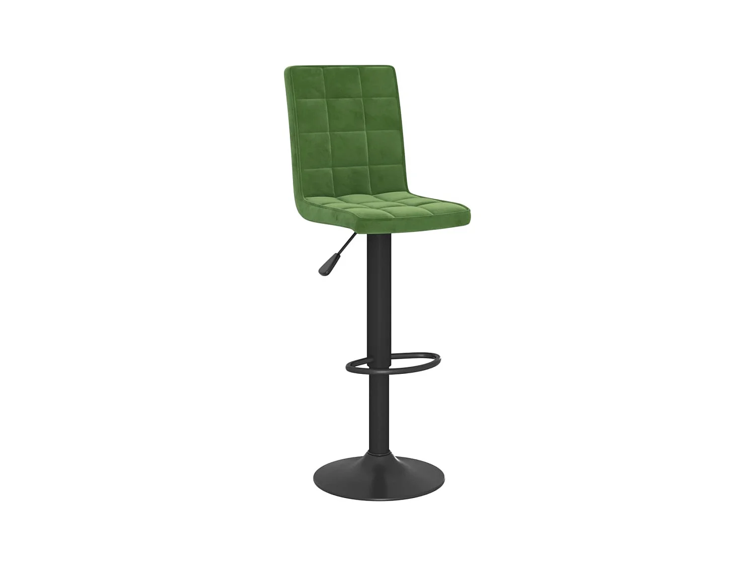 Tabouret de bar Vert foncé Velours