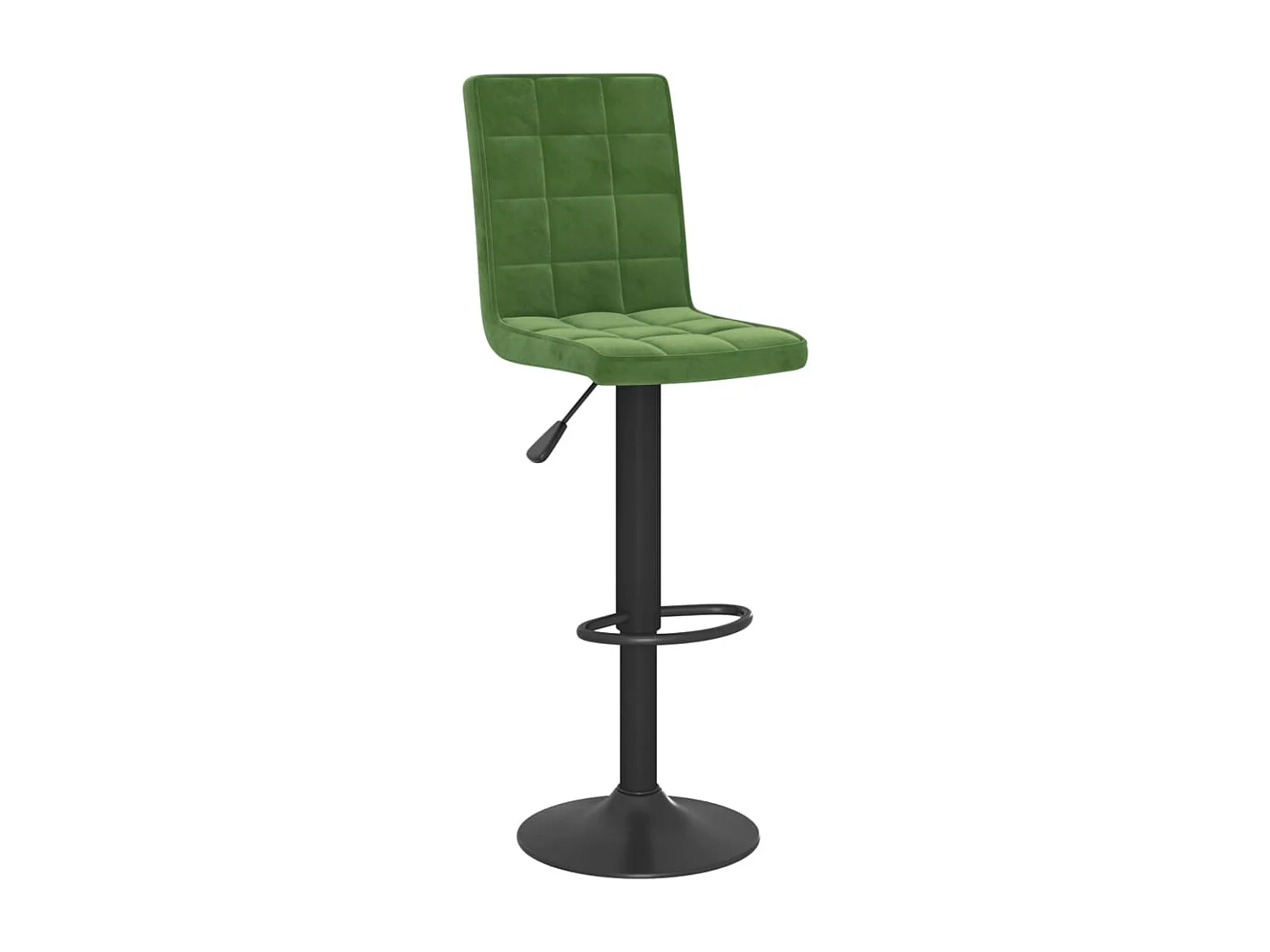 Tabouret de bar Vert foncé Velours