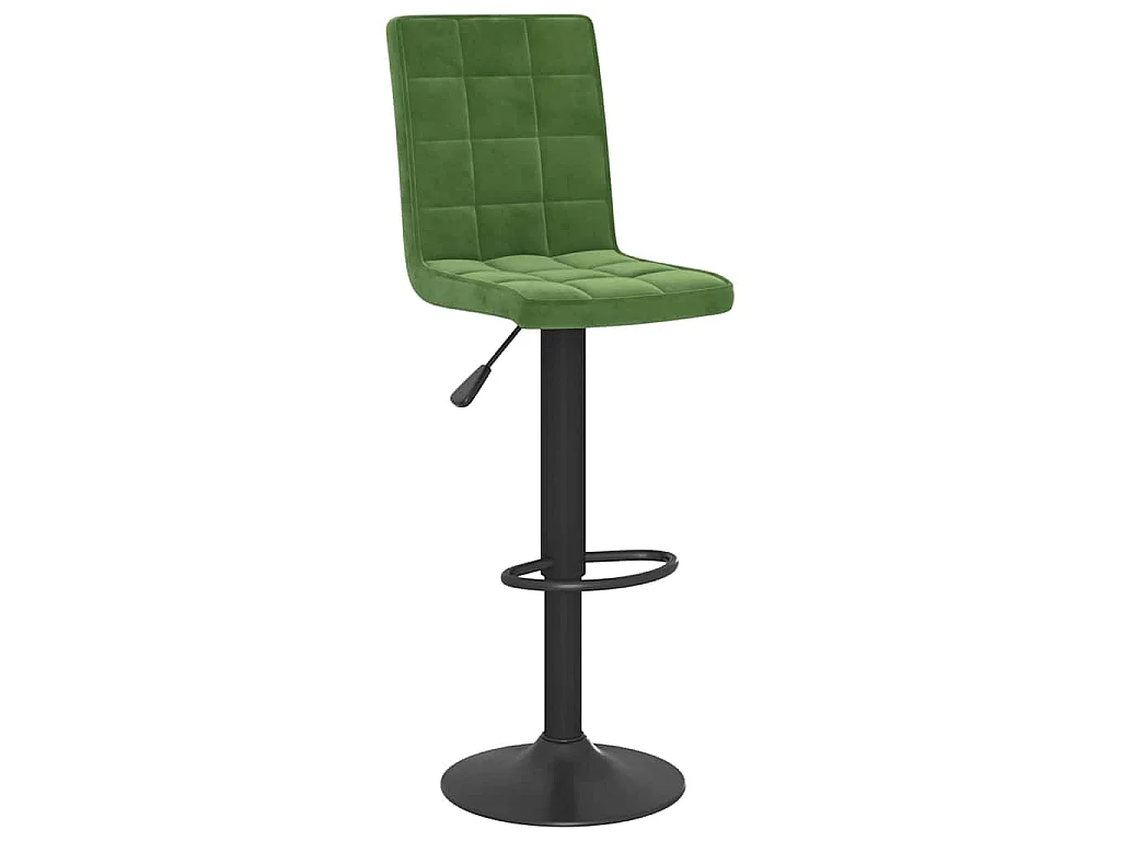 Barhocker Dunkelgrün Samt