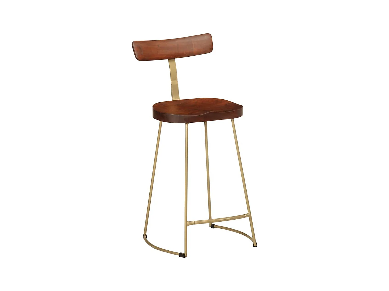 Barhocker 2 Stk. 49x43x88 cm Mango Massivholz