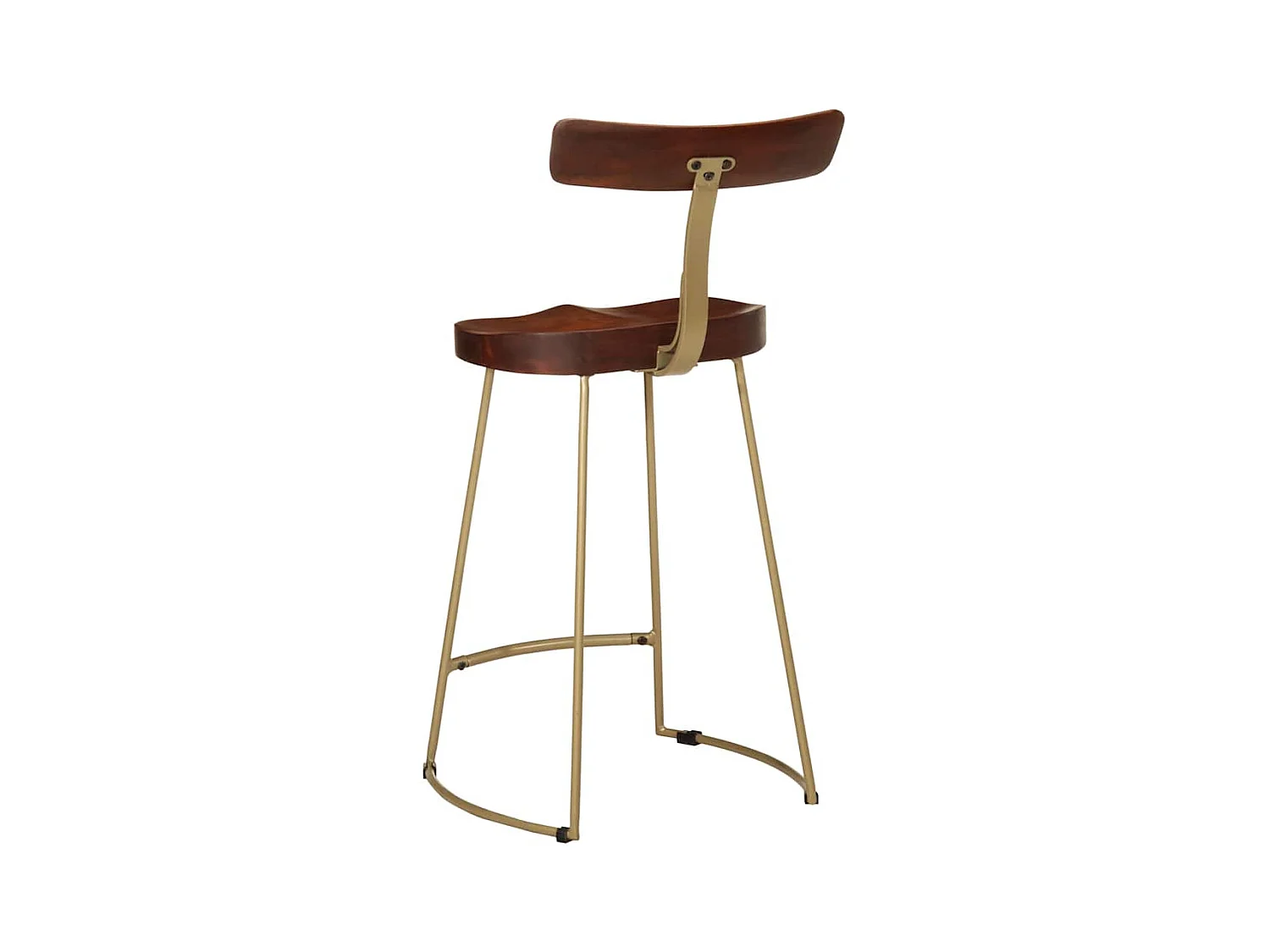 Barhocker 2 Stk. 49x43x88 cm Mango Massivholz