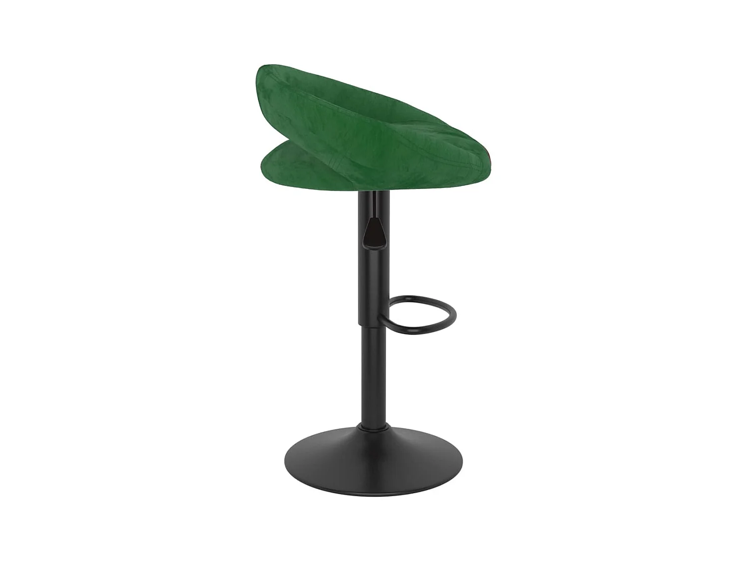 Bancos de bar 2 pcs veludo verde-escuro