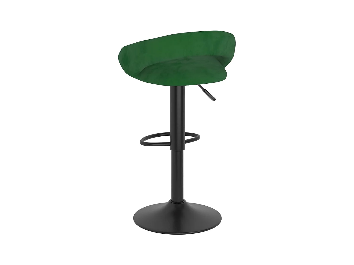 Bancos de bar 2 pcs veludo verde-escuro