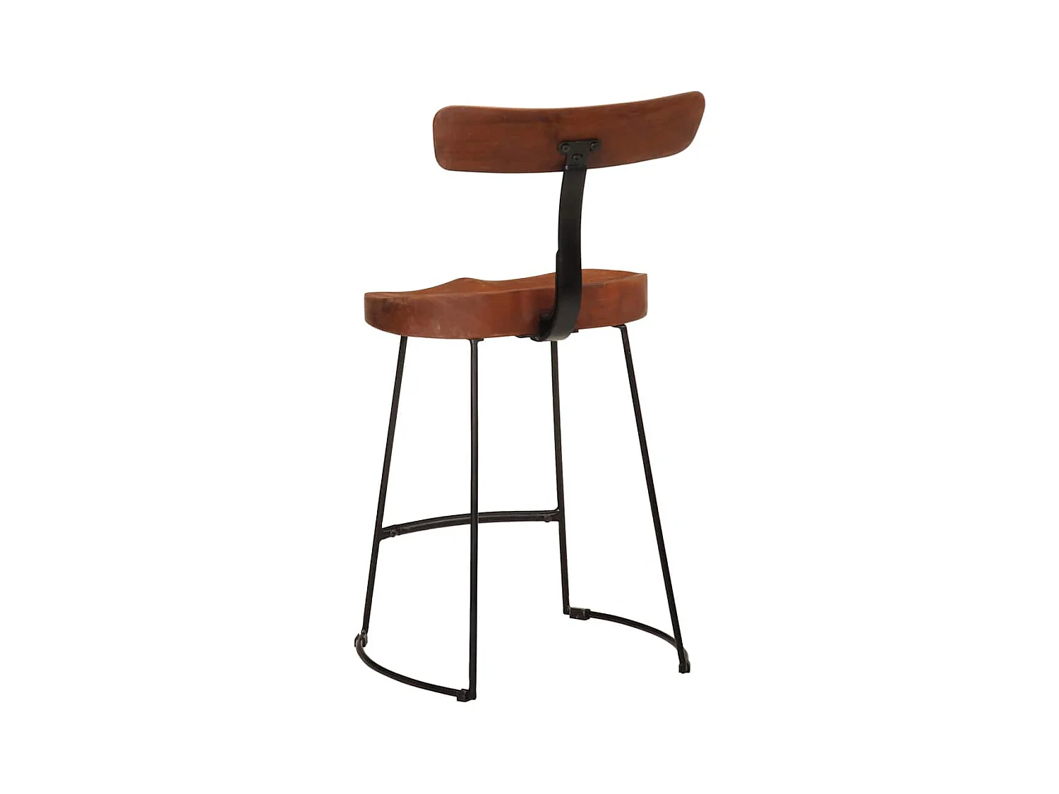 Barhocker 2 Stk. 49x43x79 cm Mango Massivholz
