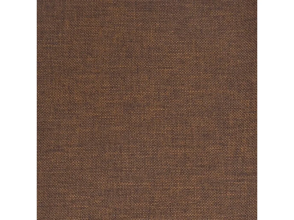 Tabourets de bar lot de 2 marron tissu