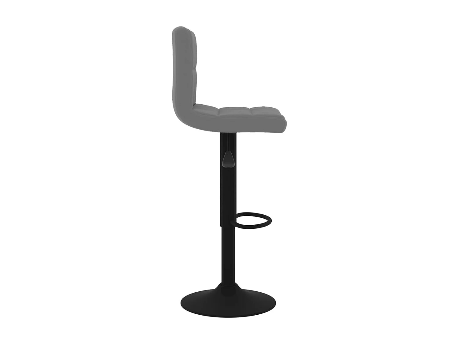 Barhocker Dunkelgrau Samt