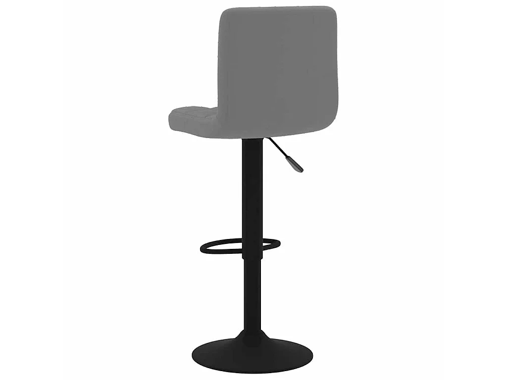 Tabouret de bar Gris foncé Velours