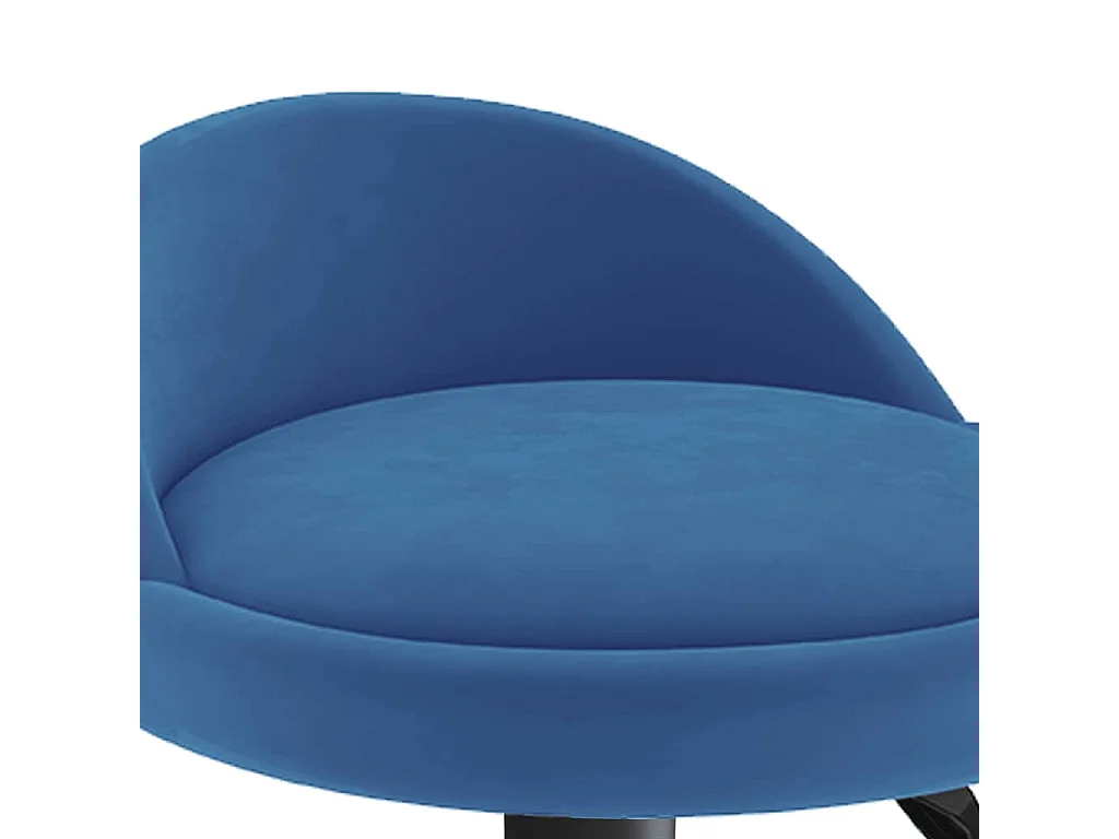 Tabouret de bar Bleu Velours