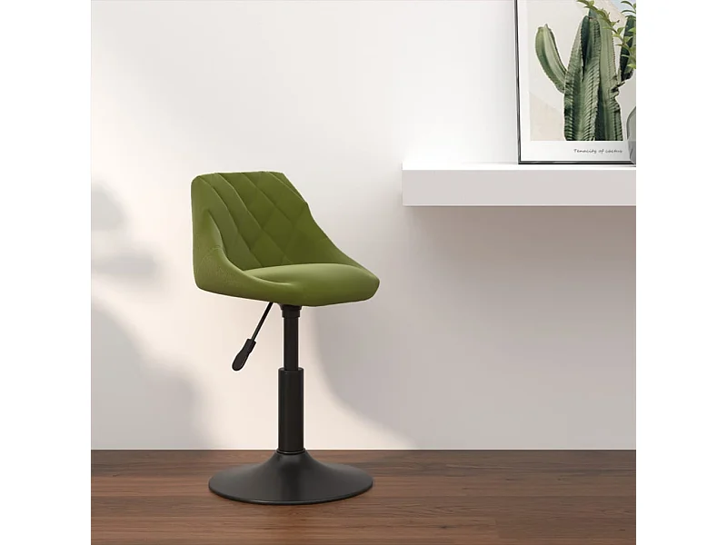 Tabouret de bar Vert clair Velours