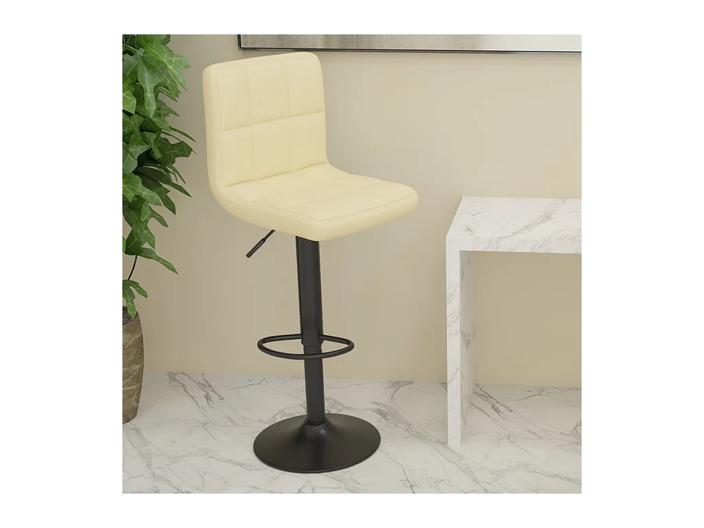 Tabouret de bar Crème Tissu