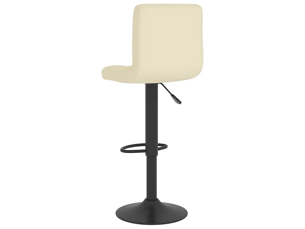 Banco de bar tecido cor creme