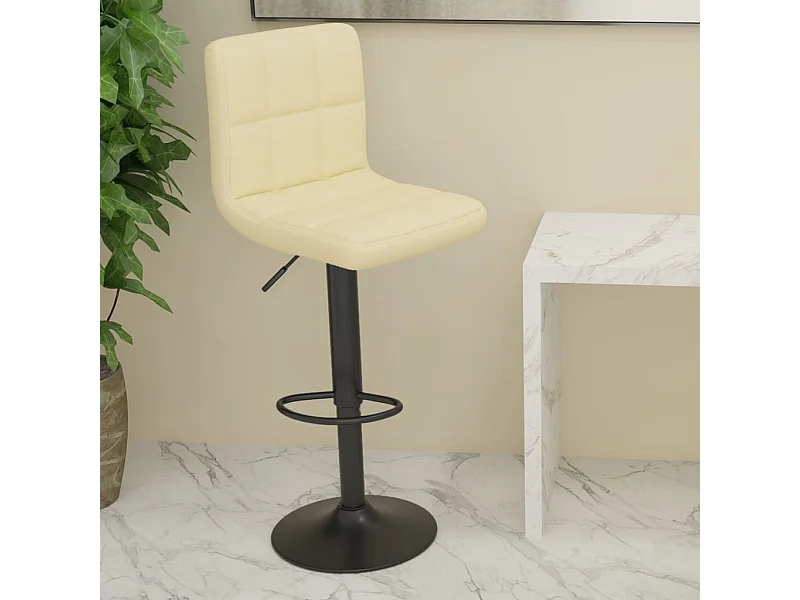 Tabouret de bar Crème Tissu