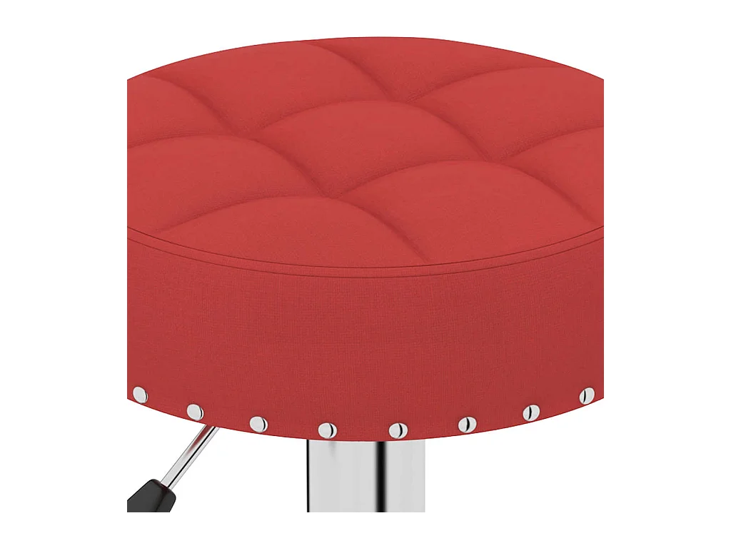 Barkrukken 2 st stof wijnrood