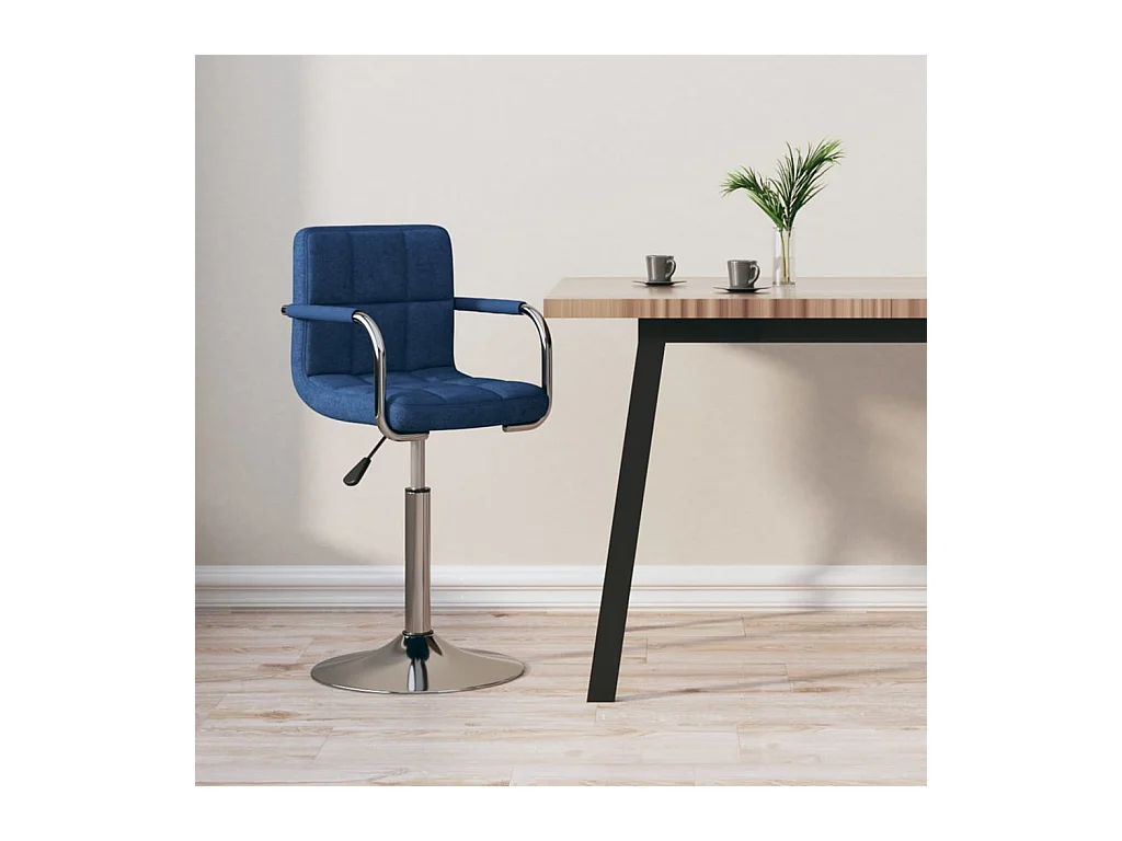 Tabouret de bar Bleu Tissu