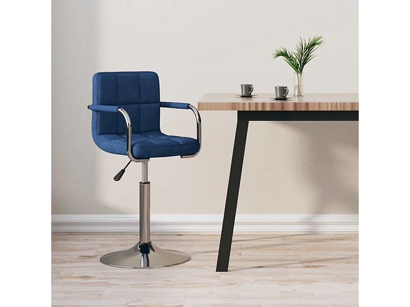 Barhocker Blau Stoff