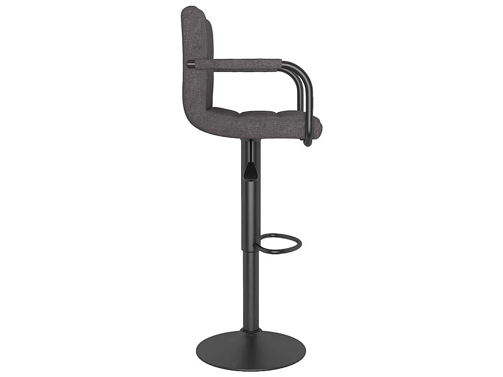 Barhocker 2 Stk. Taupe Stoff