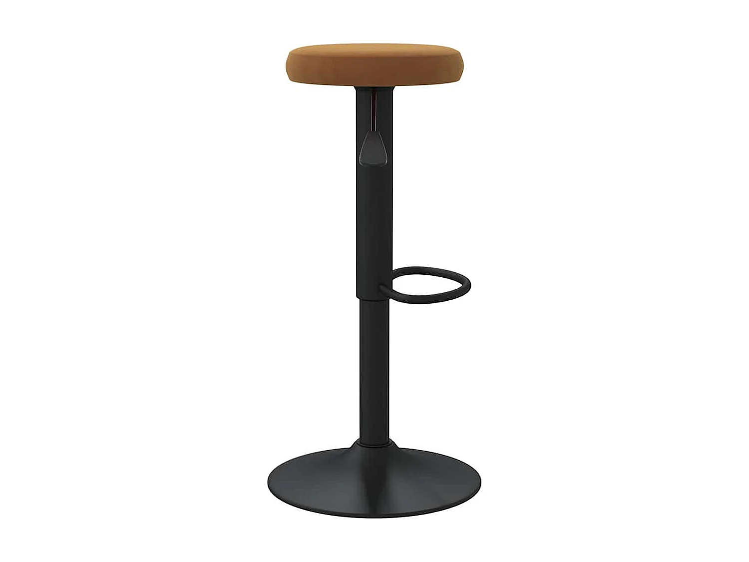 Barhocker 2 Stk. Braun Samt