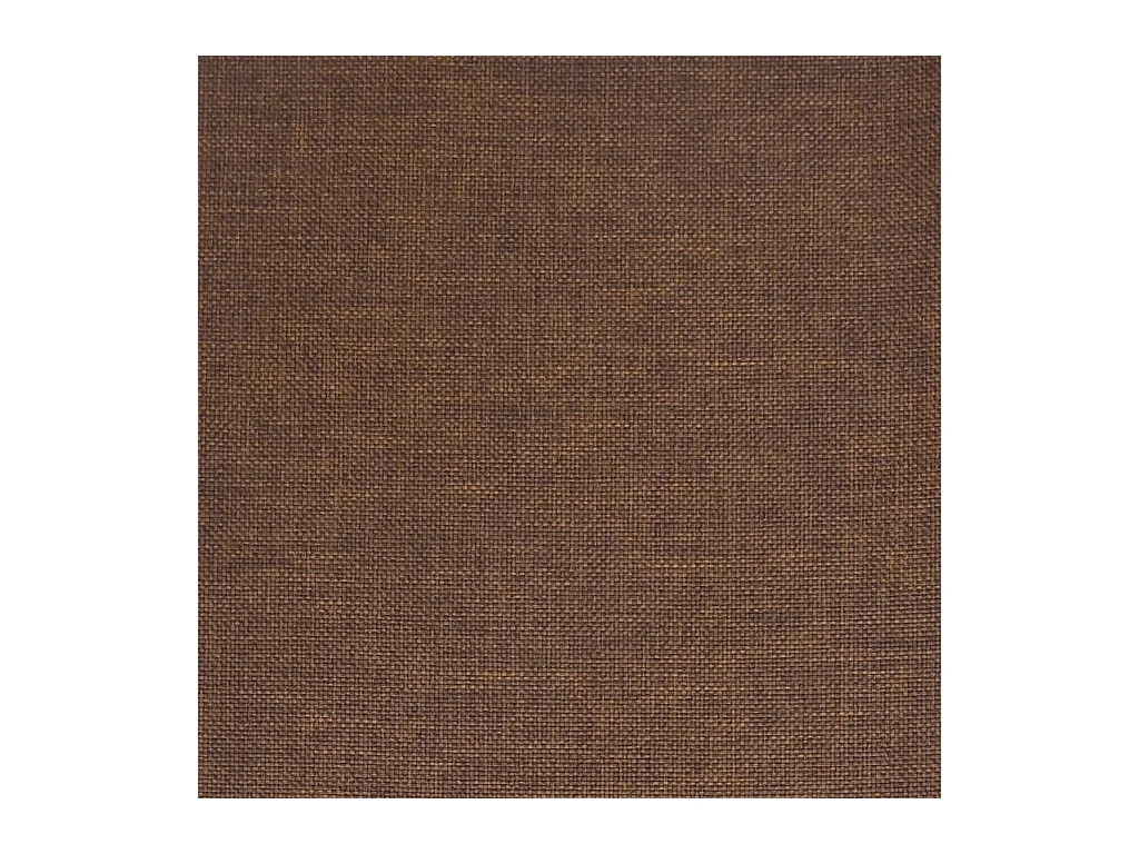 Tabourets de bar lot de 2 marron tissu