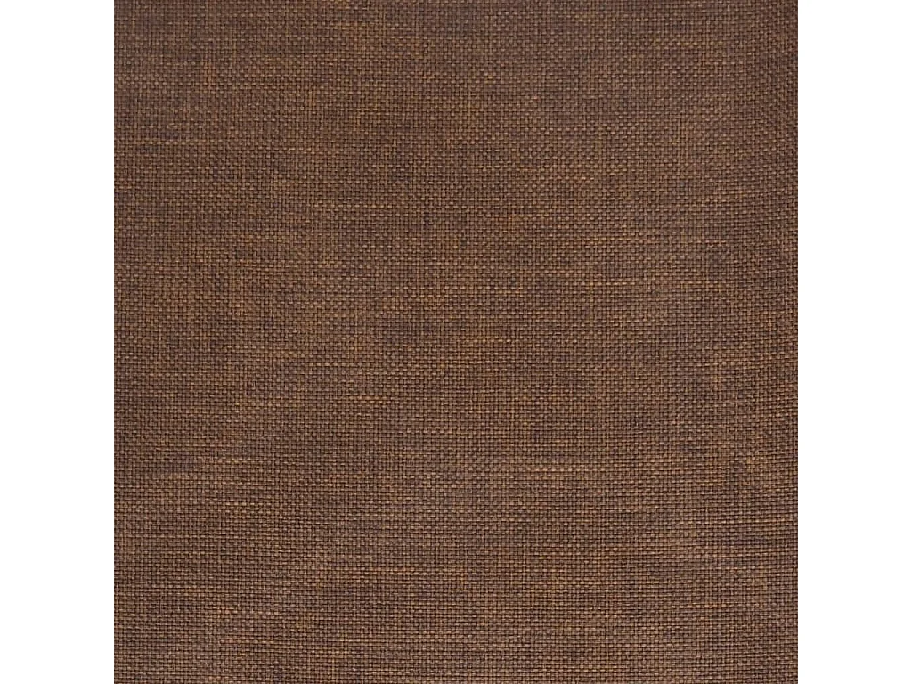 Tabourets de bar lot de 2 marron tissu