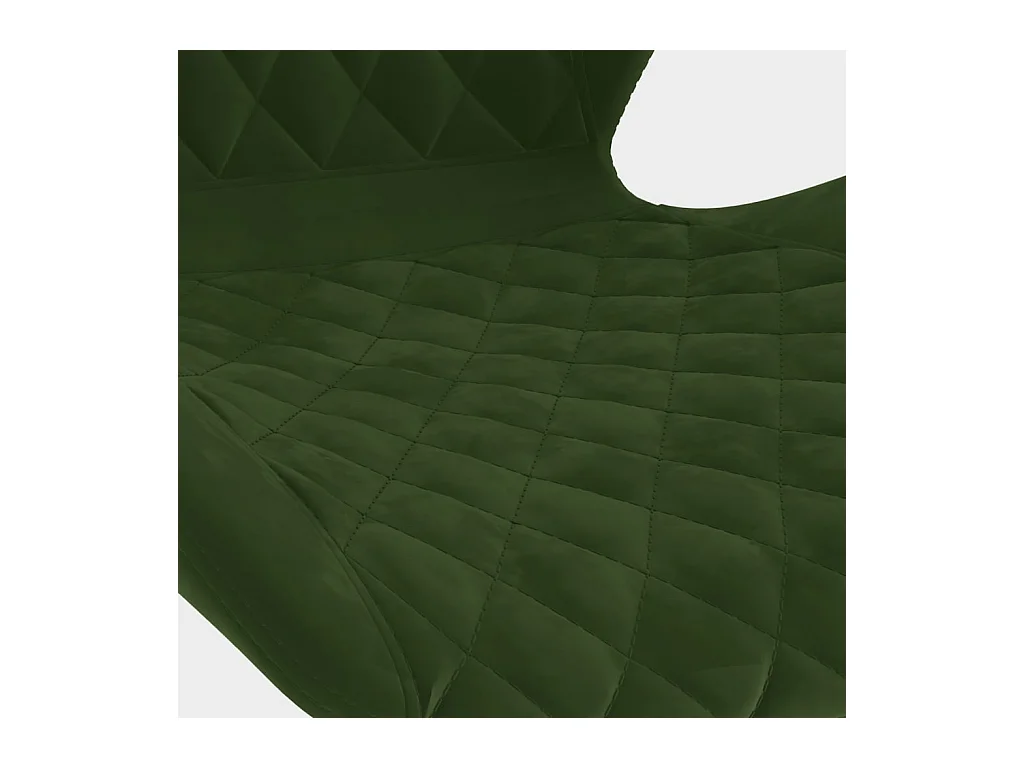 Barkrukken 2 st fluweel donkergroen